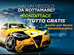 DEMOLIZIONE AUTO GRATIS,ANCHE CON FERMO AMMINISTRATIVO